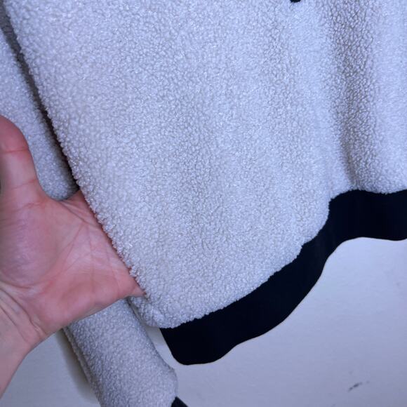 Fabletics Sherpa Beige Half Zip Pull Over XS - Picture 14 of 14